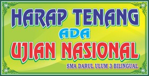 HARAP TENANG UNAS SMA DU 3